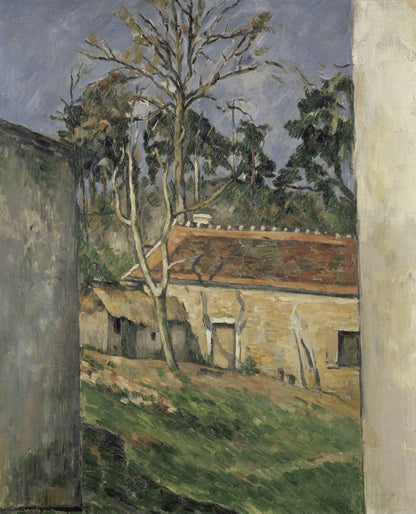 Farmyard by Paul Cézanne