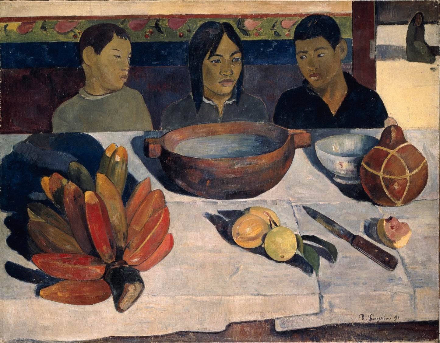 The Meal by Paul Gauguin