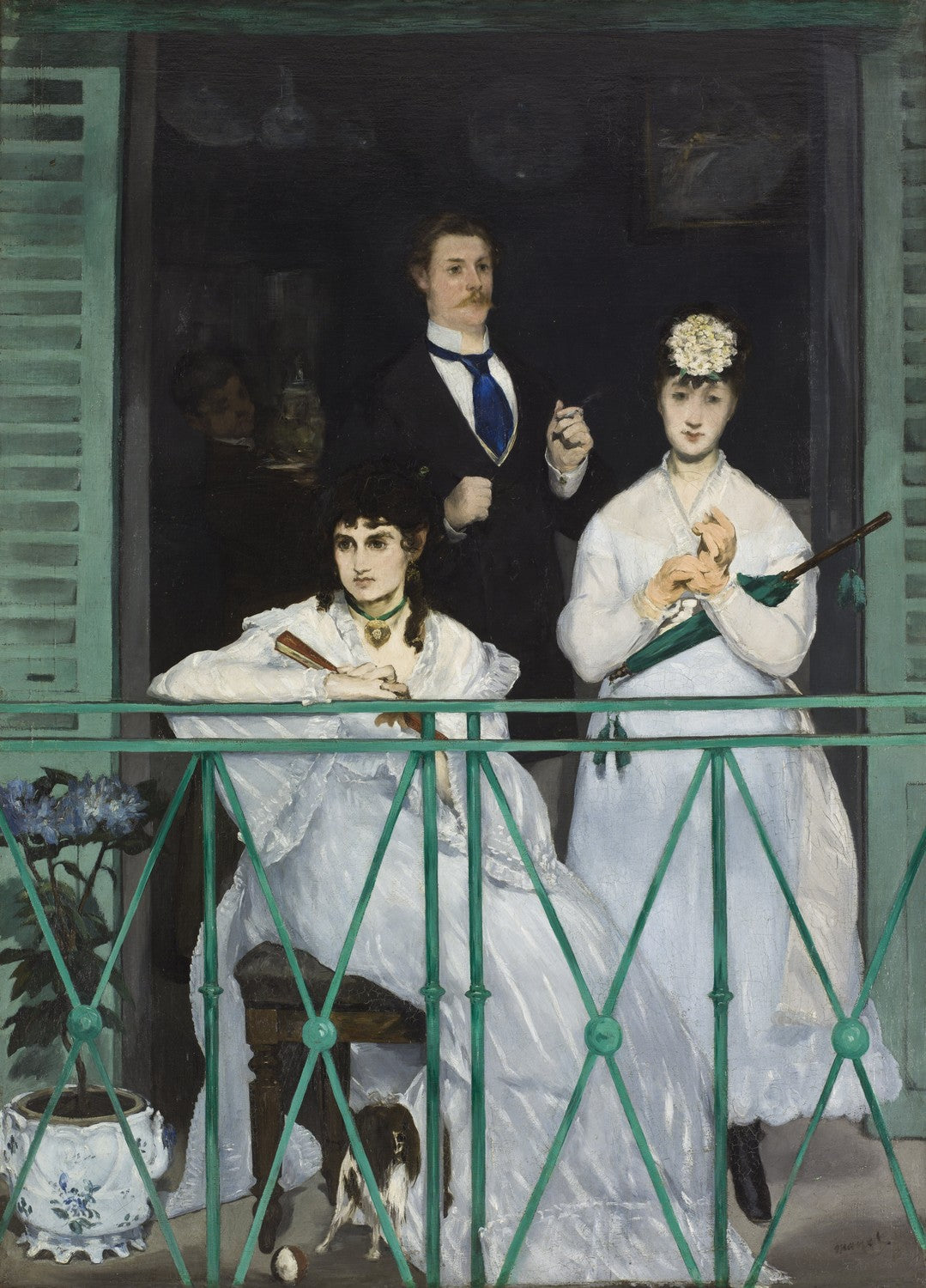 The Balcony by Édouard Manet