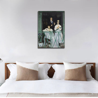 The Balcony - by Édouard Manet
