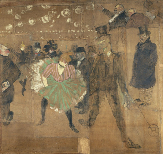 Panneaux pour la baraque de la Goulue, à la Foire du Trône à Paris by Henri de Toulouse-Lautrec