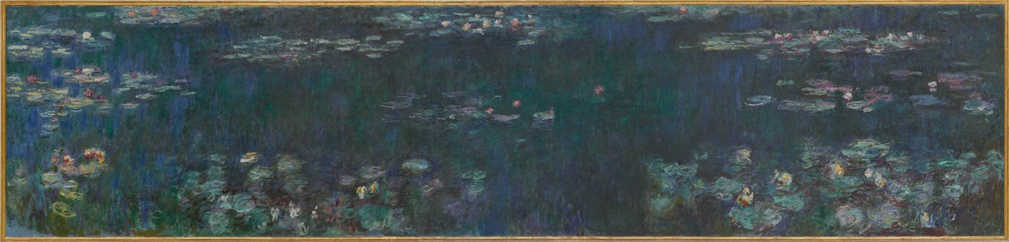 The Water Lilies - Green Reflections by Claude Monet