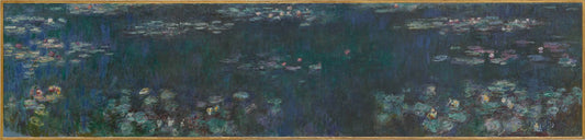 The Water Lilies - Green Reflections by Claude Monet