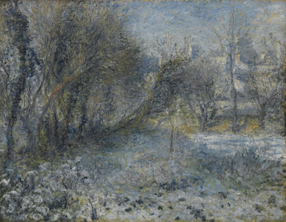 Snow-covered Landscape by Pierre-Auguste Renoir