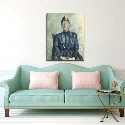 Portrait of Madame Cézanne - by Paul Cézanne
