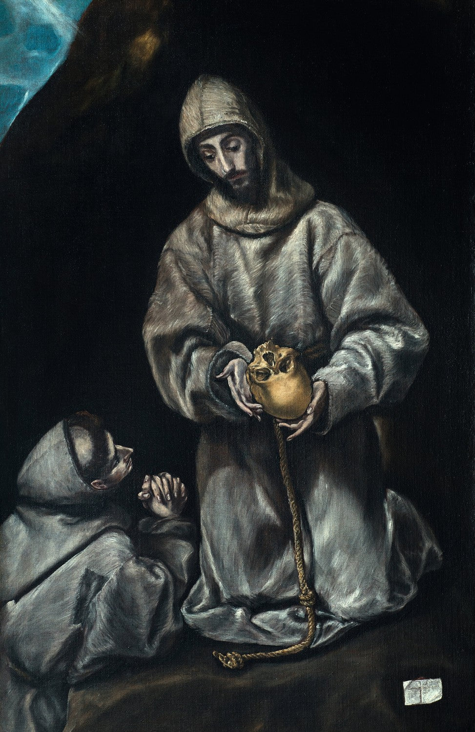 Saint Francis in Meditation with Brother Leo by El Greco