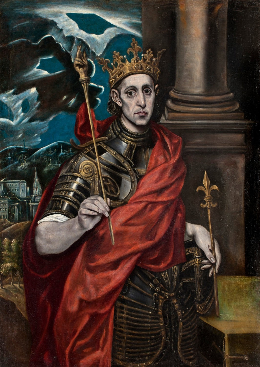 St Louis, King of France by El Greco