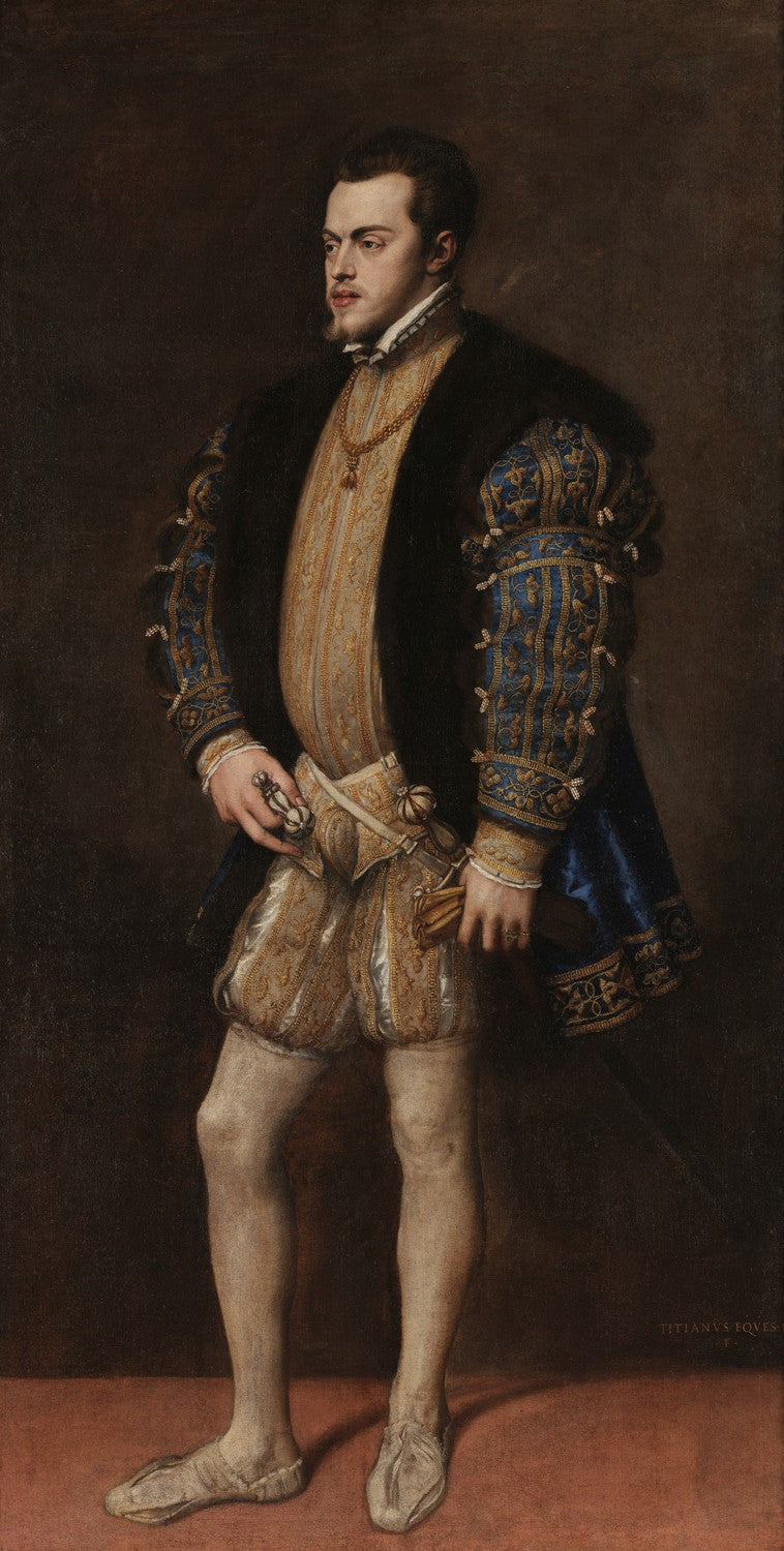 Portrait of Philip II by Titian