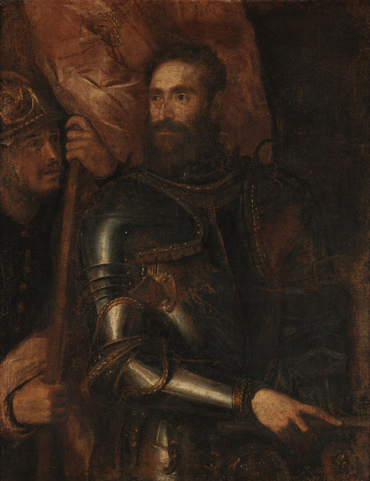 Portrait of Pier Luigi Farnese by Titian