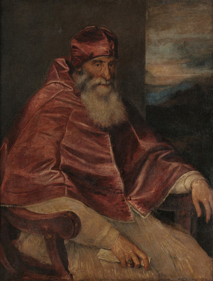 Portrait of Pope Paul III with ‘Camauro’ by Titian