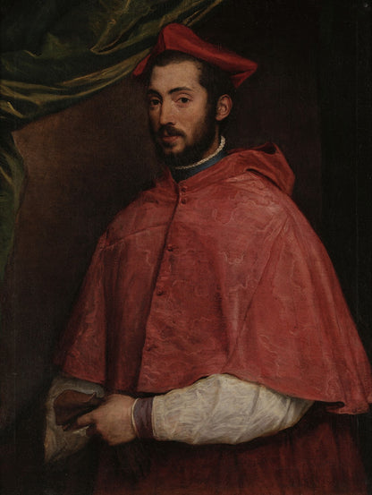 Portrait of Cardinal Alessandro Farnese by Titian