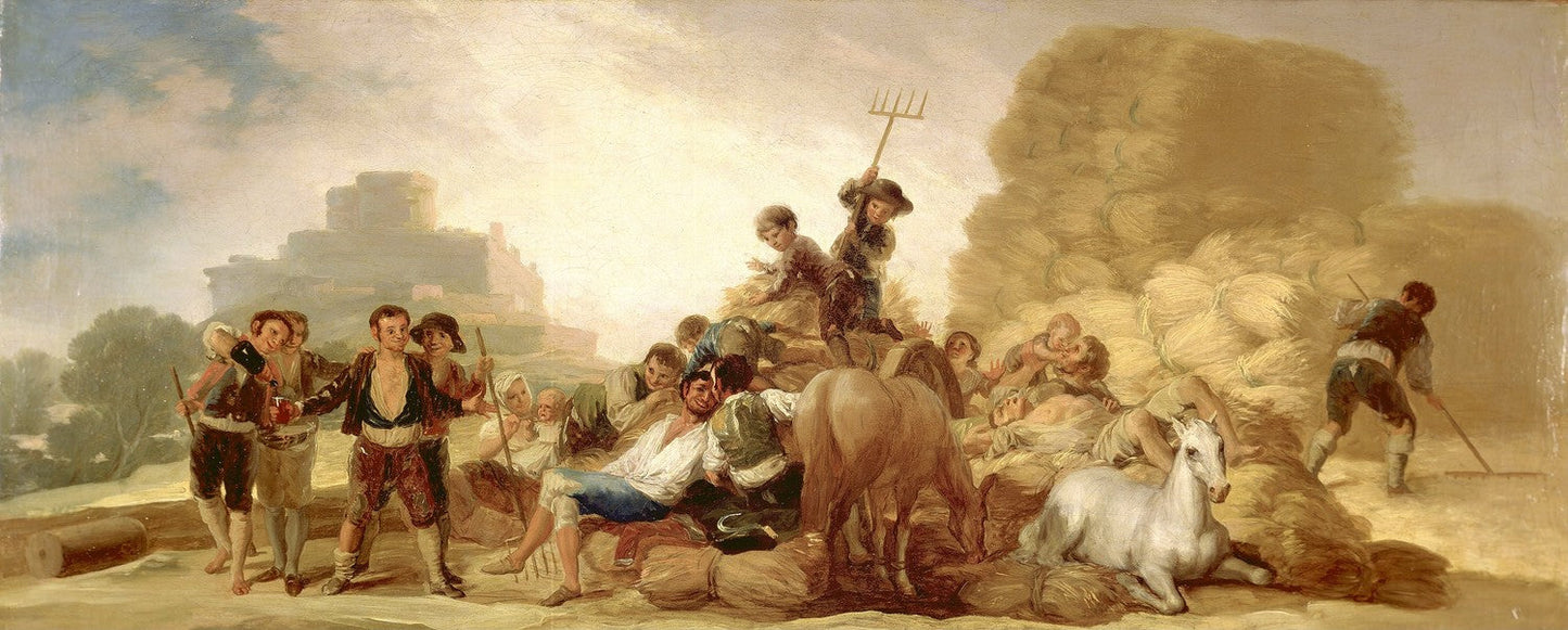 The Threshing Floor by Francisco Goya y Lucientes