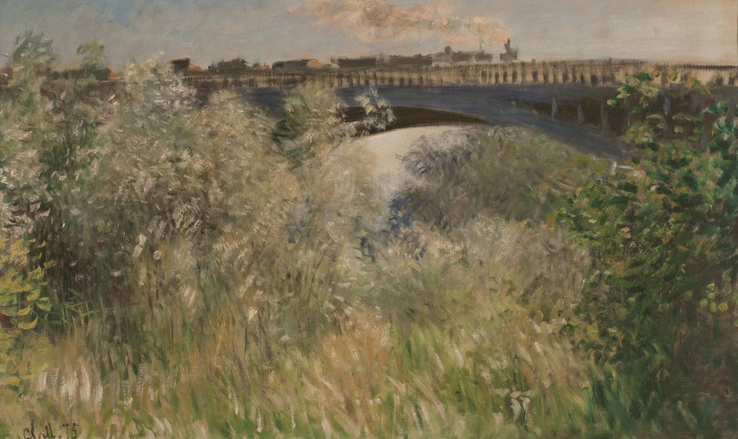 Le Pont d` Argenteuil (El Puente de Argenteuil) by Claude Monet