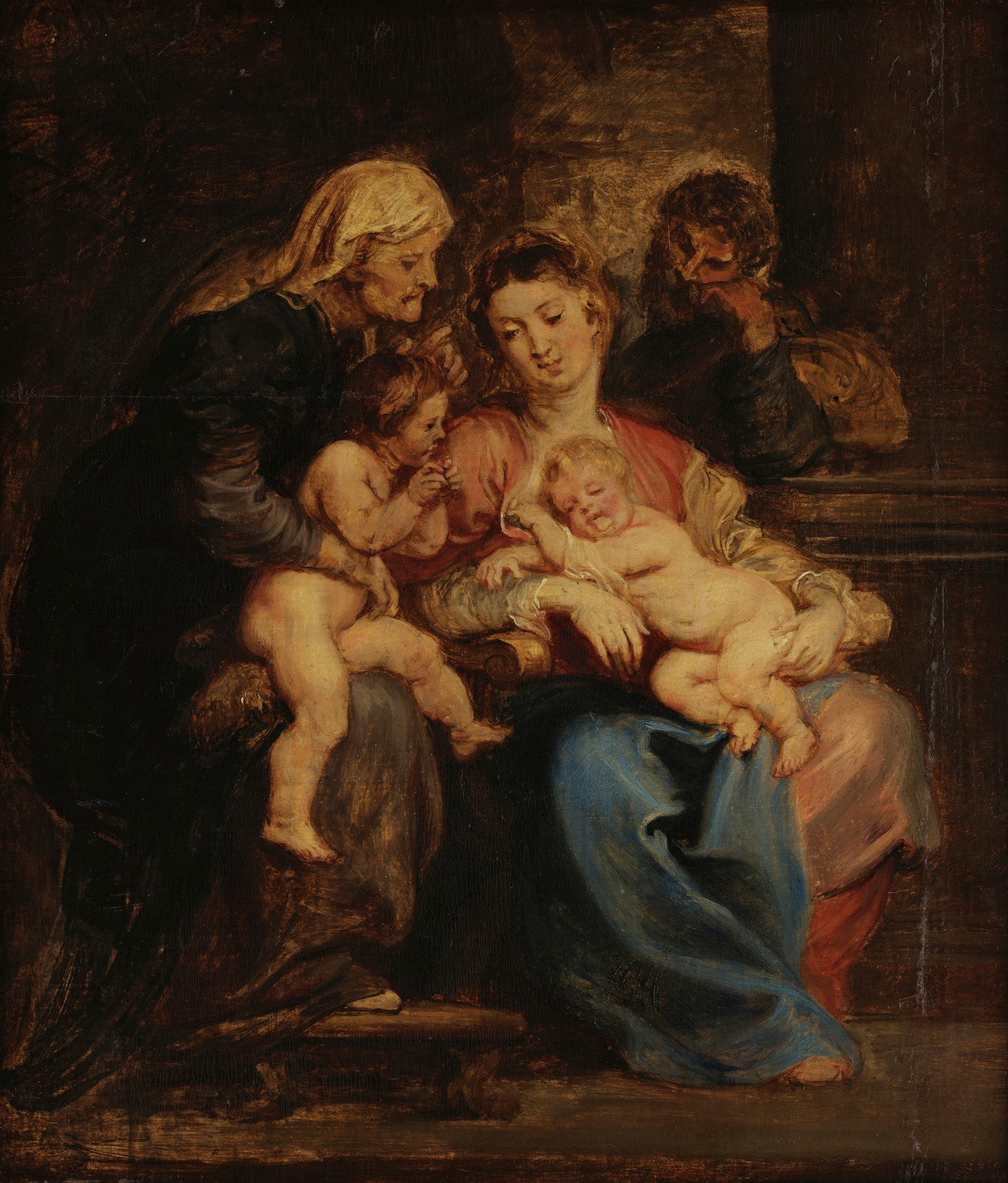 The Holy Family with Saint Elizabeth and Saint John by Peter Paul Rubens