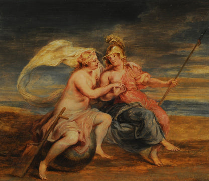 Alegoría de la Fortuna y la Virtud by Peter Paul Rubens