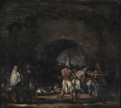 Scene with Flagellants by Francisco Goya y Lucientes