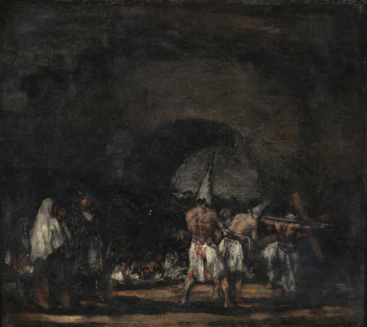 Scene with Flagellants by Francisco Goya y Lucientes