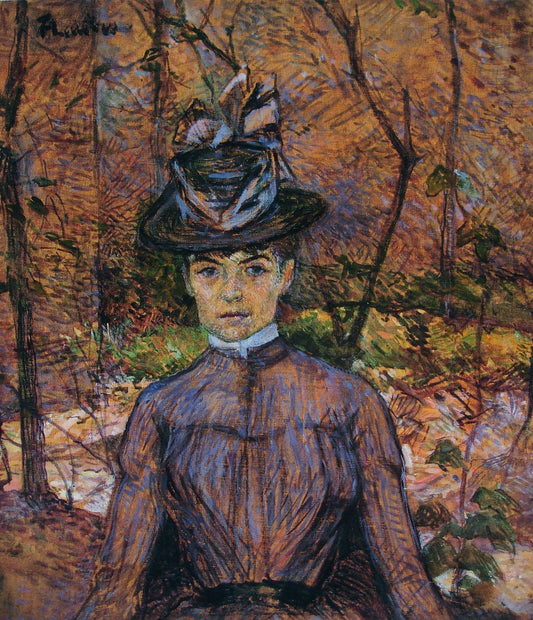 Portrait de Suzanne Valadon (Madame Suzanne Valadon, artiste peintre) by Henri de Toulouse-Lautrec