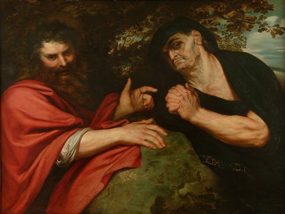 Democritus and Heraclitus by Peter Paul Rubens