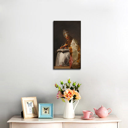 Saint Gregory the Great, Pope - by Francisco Goya y Lucientes