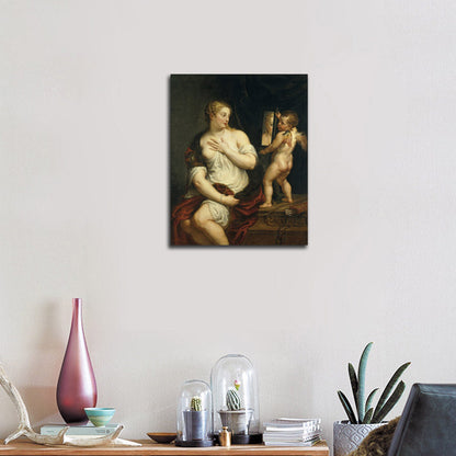 Venus and Cupid - by Peter Paul Rubens