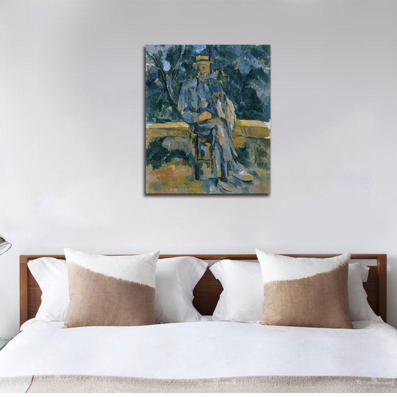 Portrait of Peasant - by Paul Cézanne