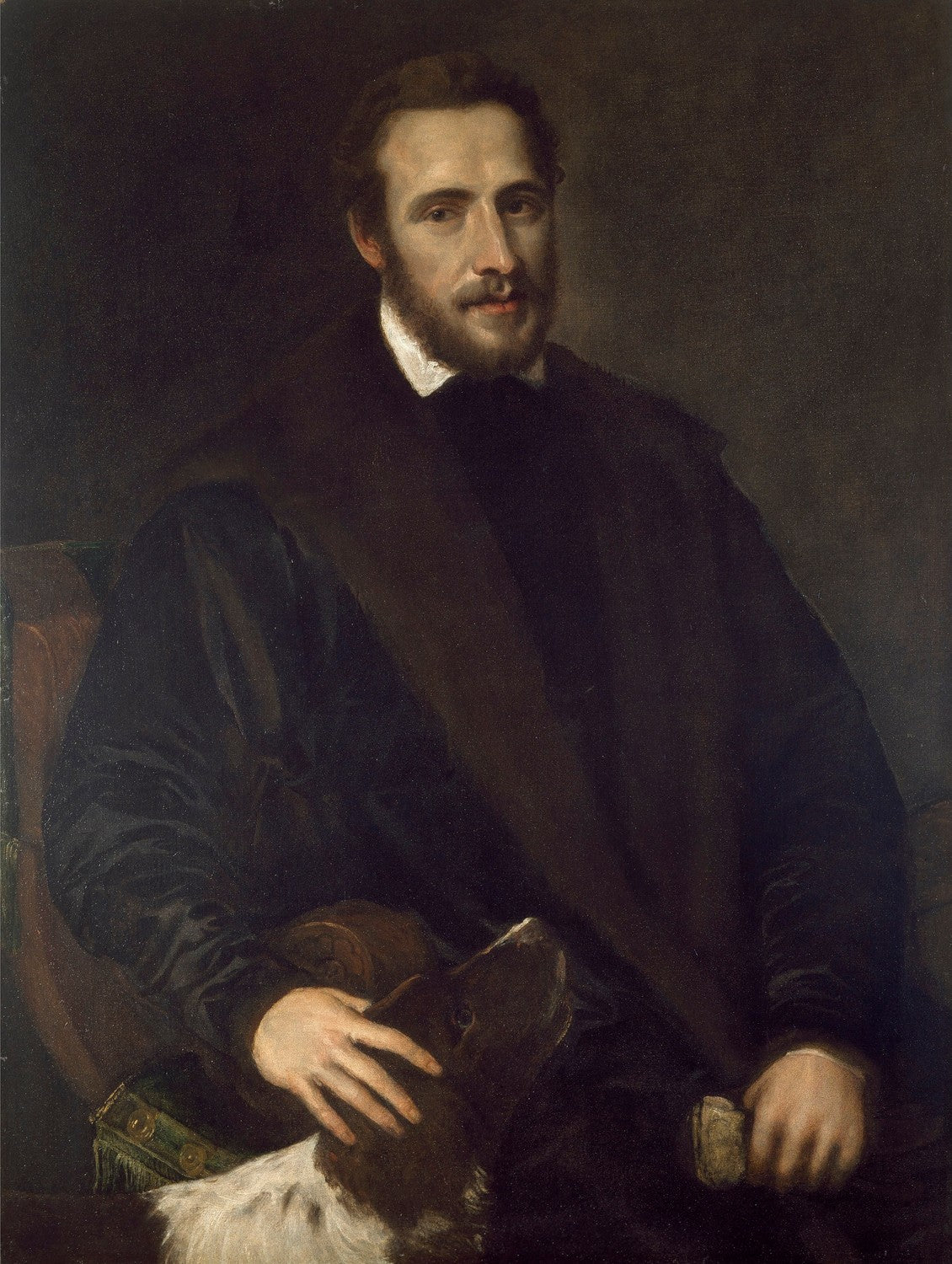 Posible retrato de Jan van Haanen by Titian