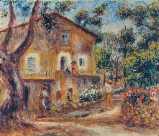 La casa de Les Collettes en Cagnes by Pierre-Auguste Renoir