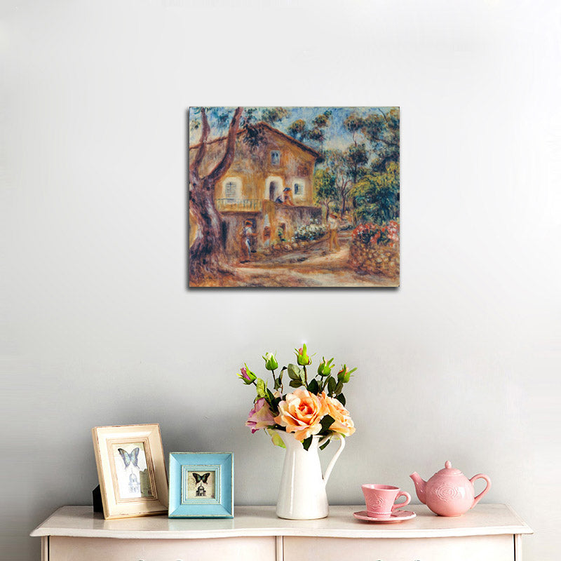 La casa de Les Collettes en Cagnes - by Pierre-Auguste Renoir