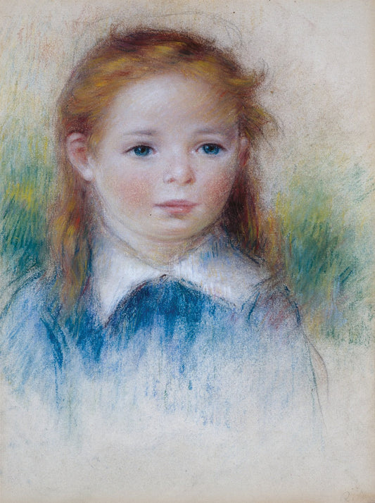 Retrato de una niña by Pierre-Auguste Renoir