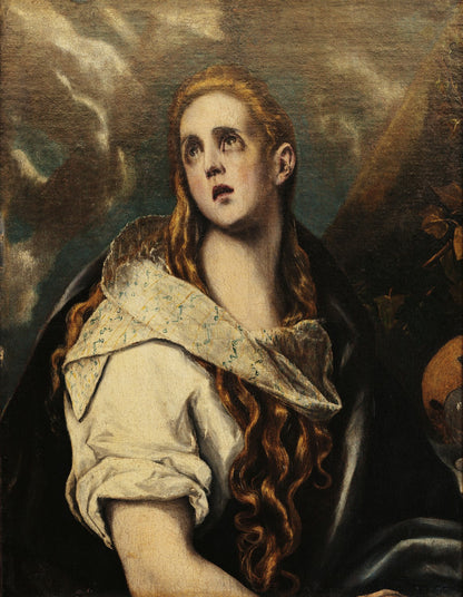 Magdalena penitente by El Greco