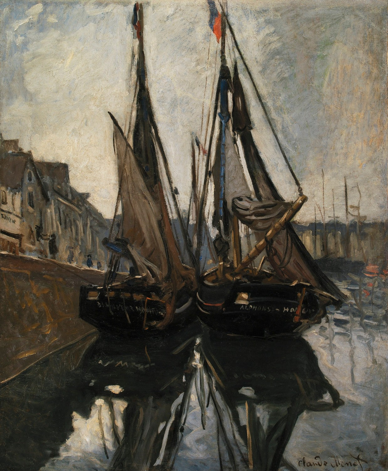 Boats by Claude Monet