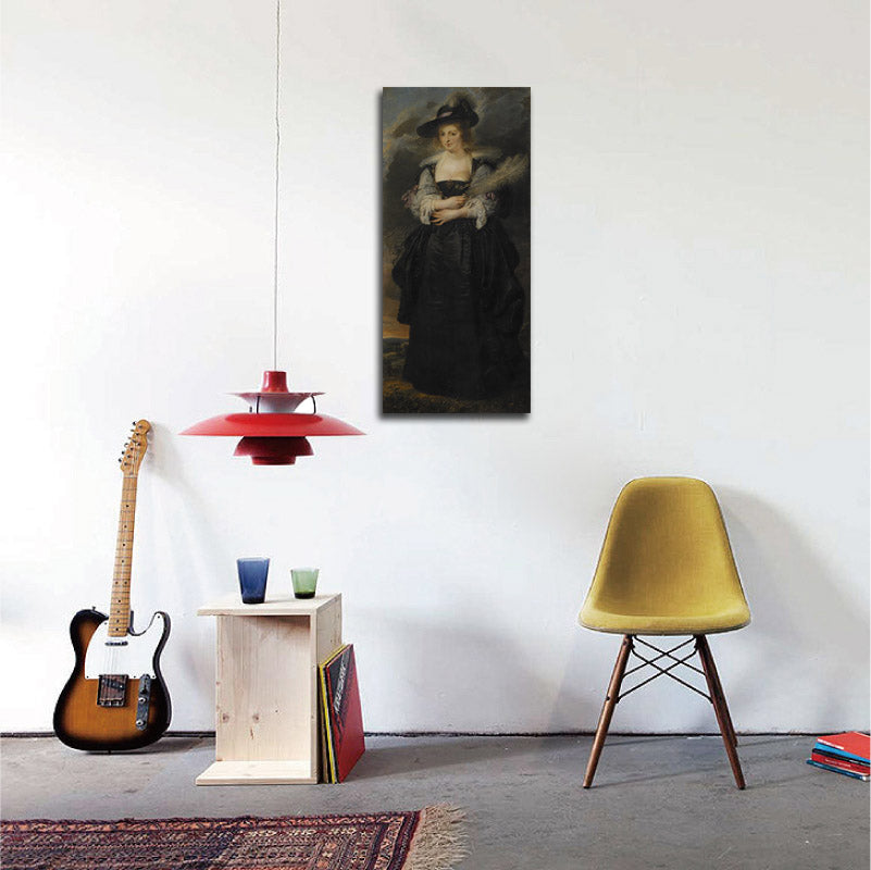 Portrait of Helena Fourment - by Peter Paul Rubens