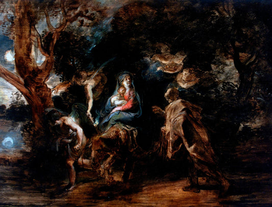 Flight into Egypt by Peter Paul Rubens