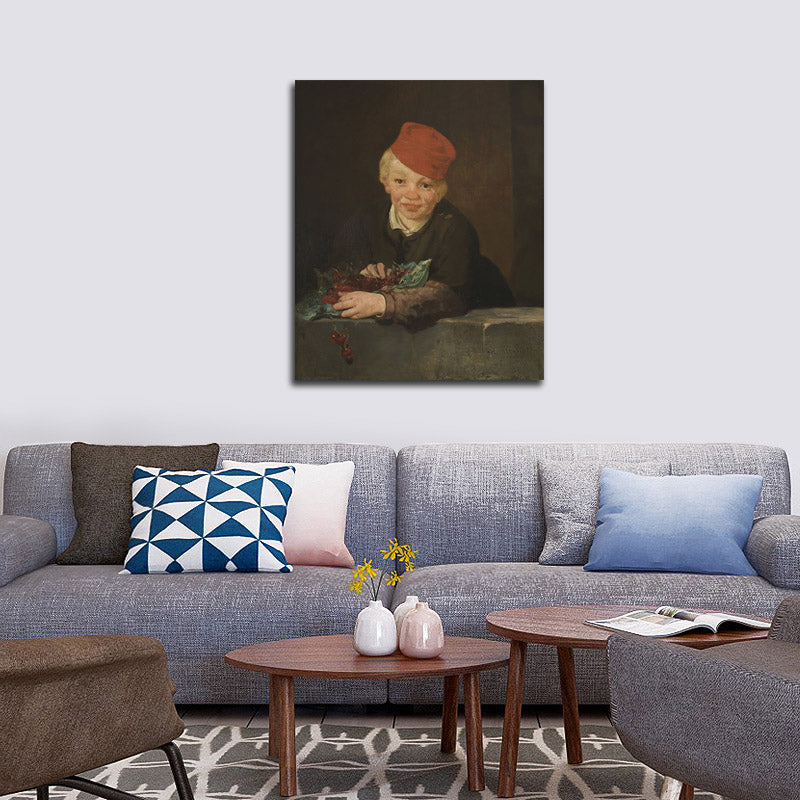 Boy with Cherries - by Édouard Manet