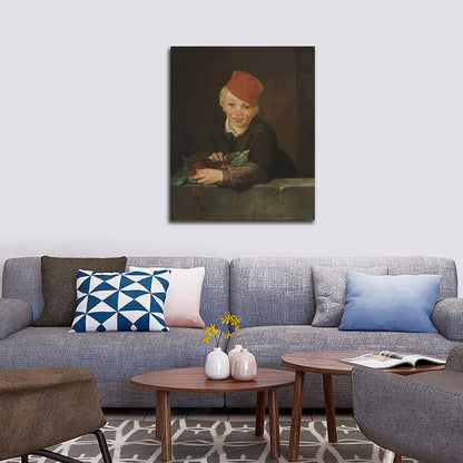 Boy with Cherries - by Édouard Manet