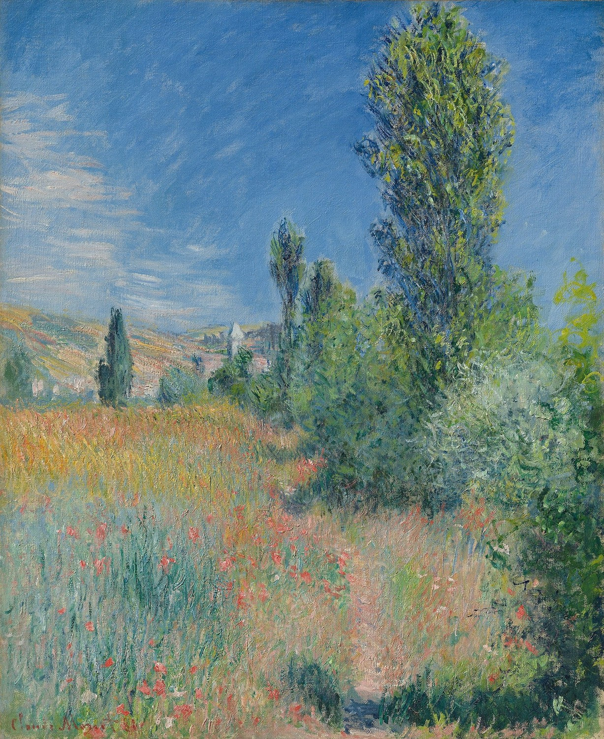 Landscape in Ile Saint-Martin by Claude Monet