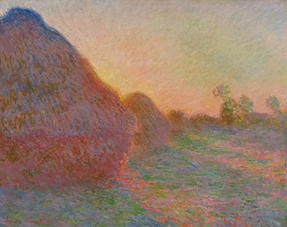 Grainstacks by Claude Monet