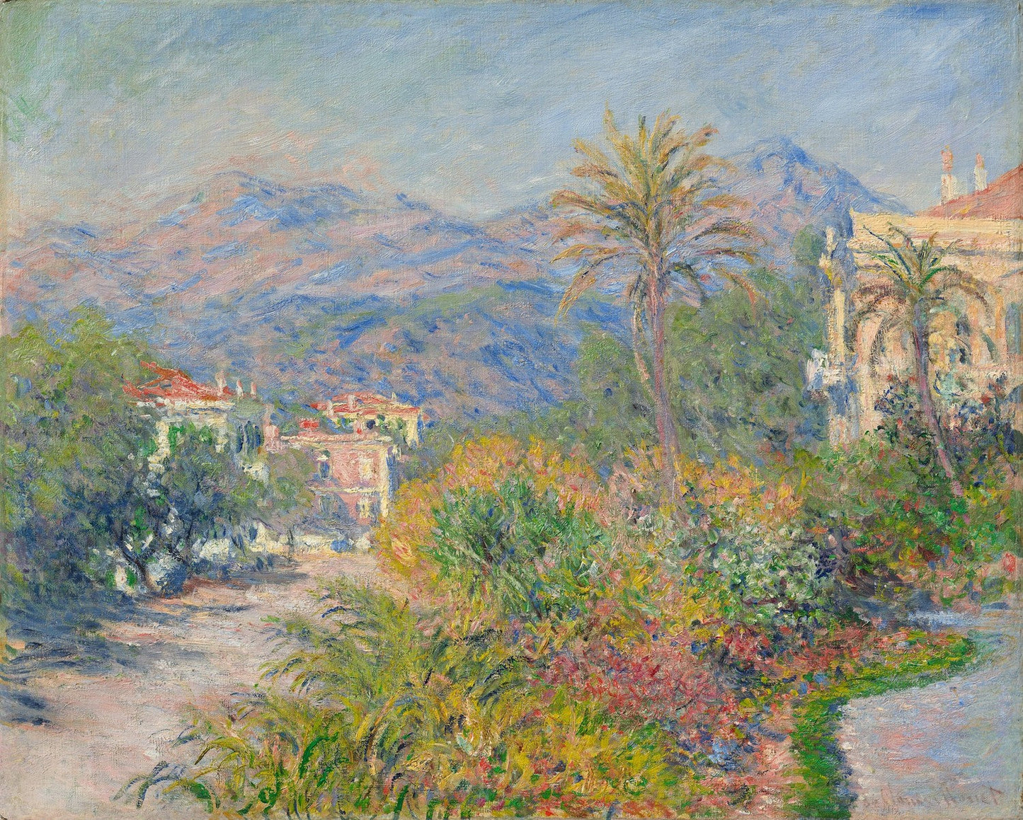 Strada Romana at Bordighera by Claude Monet