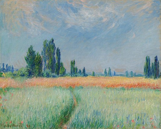 Wheatfield by Claude Monet