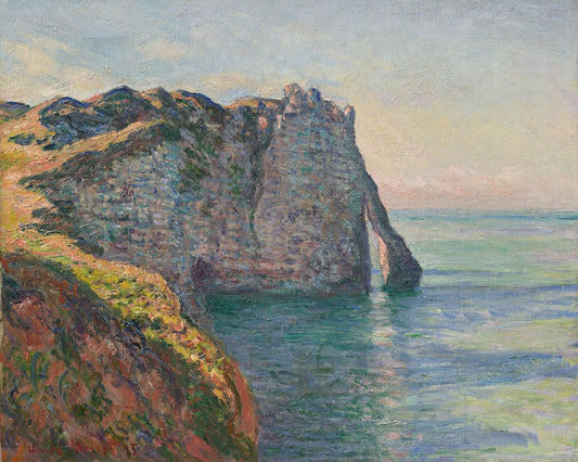 The Cliff and the Porte d’Aval by Claude Monet