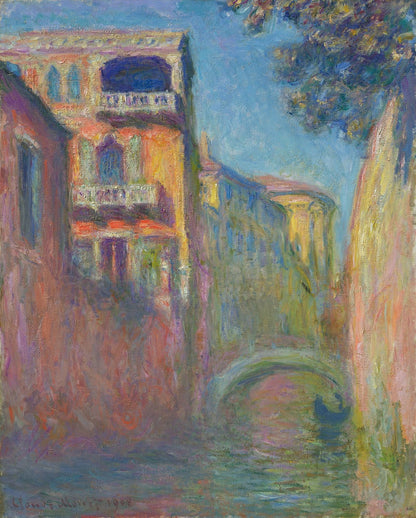 The Rio della Salute by Claude Monet