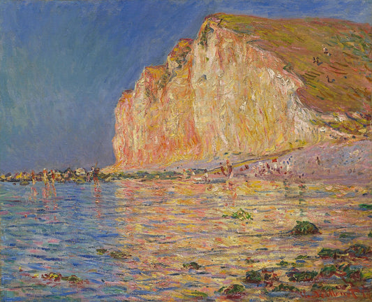 Low Tide at Les Petites-Dalles by Claude Monet