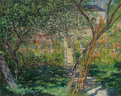 The Garden at Vétheuil by Claude Monet