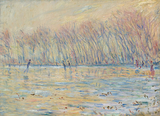 Skaters at Giverny by Claude Monet