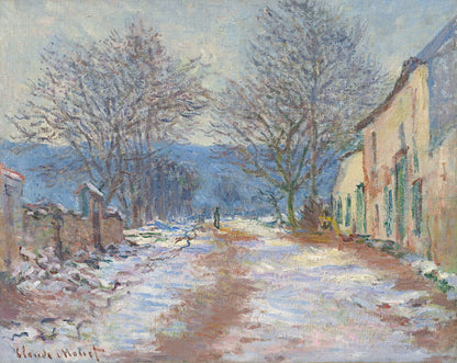 Snow Effect at Limetz by Claude Monet