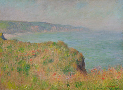 Edge of the Cliff at Pourville by Claude Monet