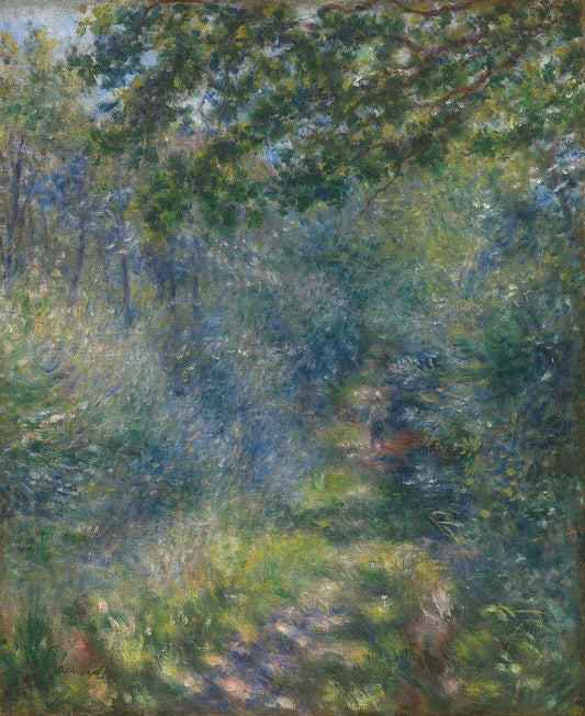 Path in the forest by Pierre-Auguste Renoir