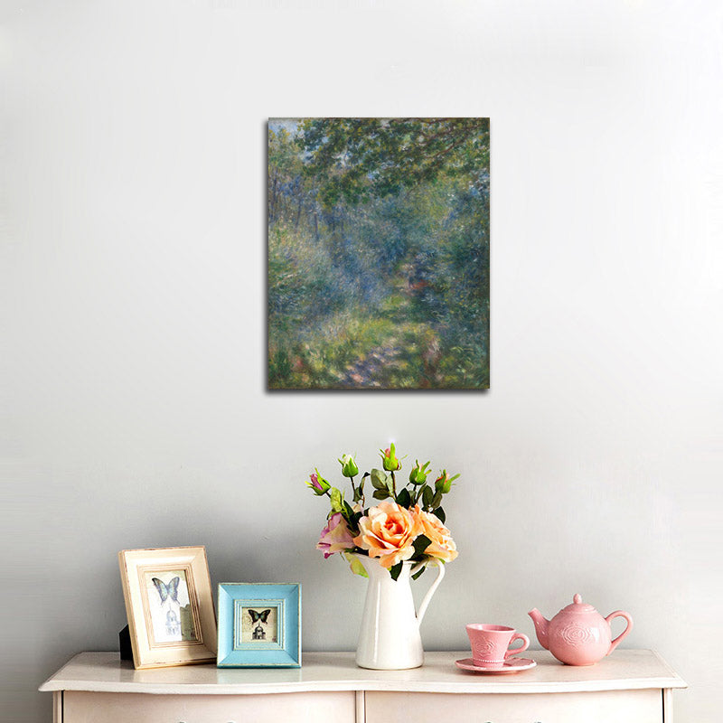 Path in the forest - by Pierre-Auguste Renoir