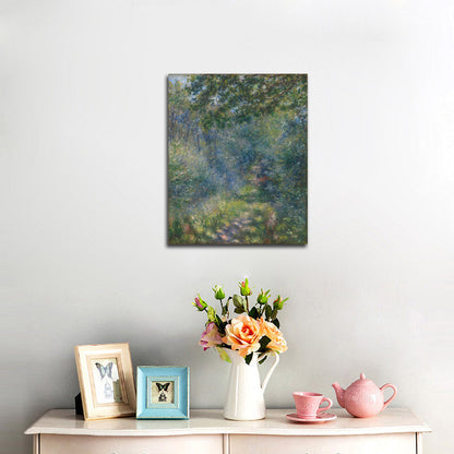 Path in the forest - by Pierre-Auguste Renoir